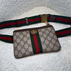 Gucci Ophidia Utility Belt 100% AUTHENTIC Style: 69880596IWG8745